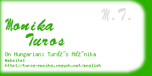 monika turos business card